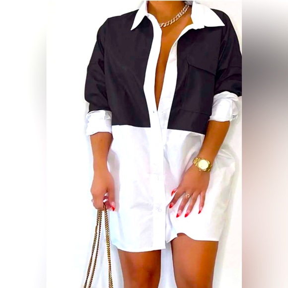 Match Maker Shirt Dress - Picture 1 of 2